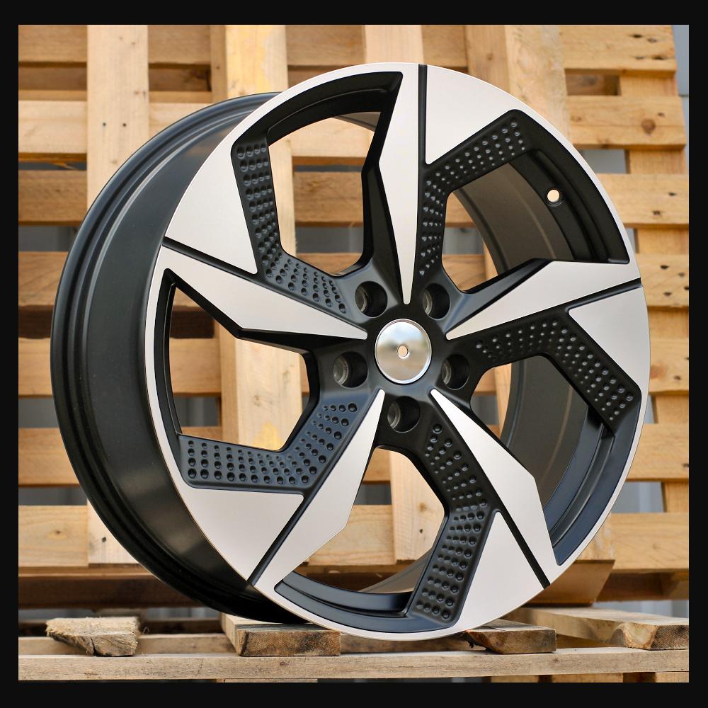 Wheel R19x8J  5X114.3  ET  48  67.1  I5637  Black Polished Half Matt (MBHM)  For RACIN  (Z4)  ((AKC 115 Eur))