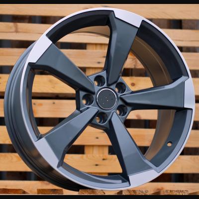 Wheel R17x7.5J  5X112  ET  45  66.5  XE351  (BY1491)  Grey Polished (MG)  For AUD  (Z2)