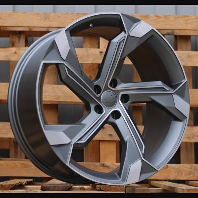 Wheel R22x9.5J  5X112  ET  36  66.5  Y1201  (FBX150)  Grey Polished (MG)  For AUD  (Z6)  (HYBRID FORGED)