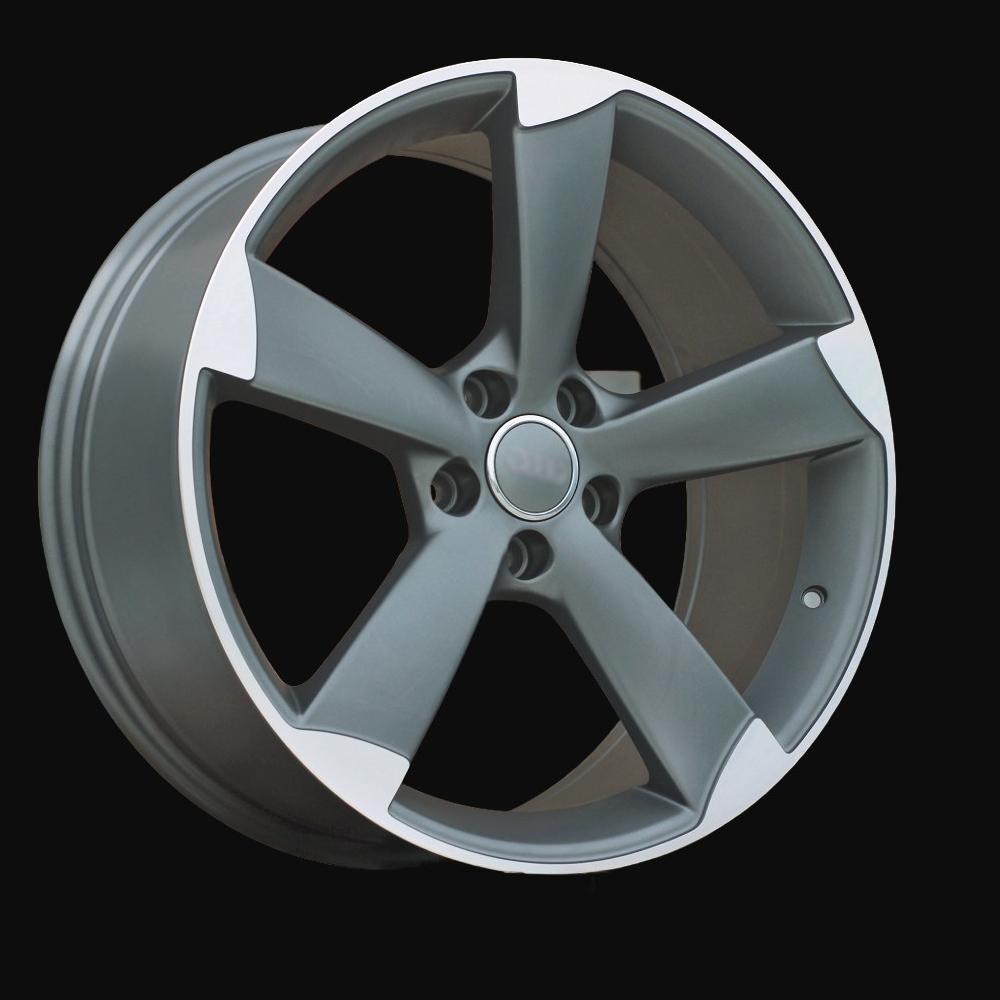 Cerchio R18x8J  5X112  ET  45  66.5  BK217  (FBX341)  Grey Polished Half Matt (MGHM)  For AUD