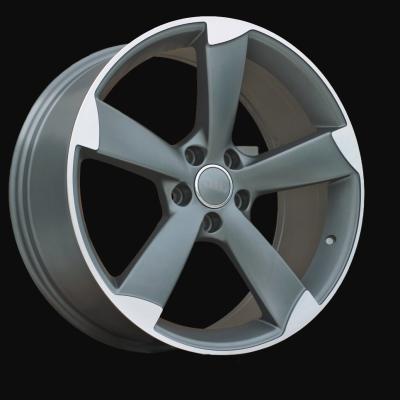 Felge R18x8J  5X112  ET  45  66.5  BK217  (FBX341)  Grey Polished Half Matt (MGHM)  For AUD