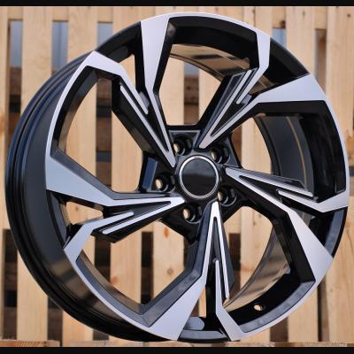 Wheel R18x8J  5X112  ET  40  66.5  B5893  (IN5534)  Black Polished (MB)  For AUD  (A+Z7)
