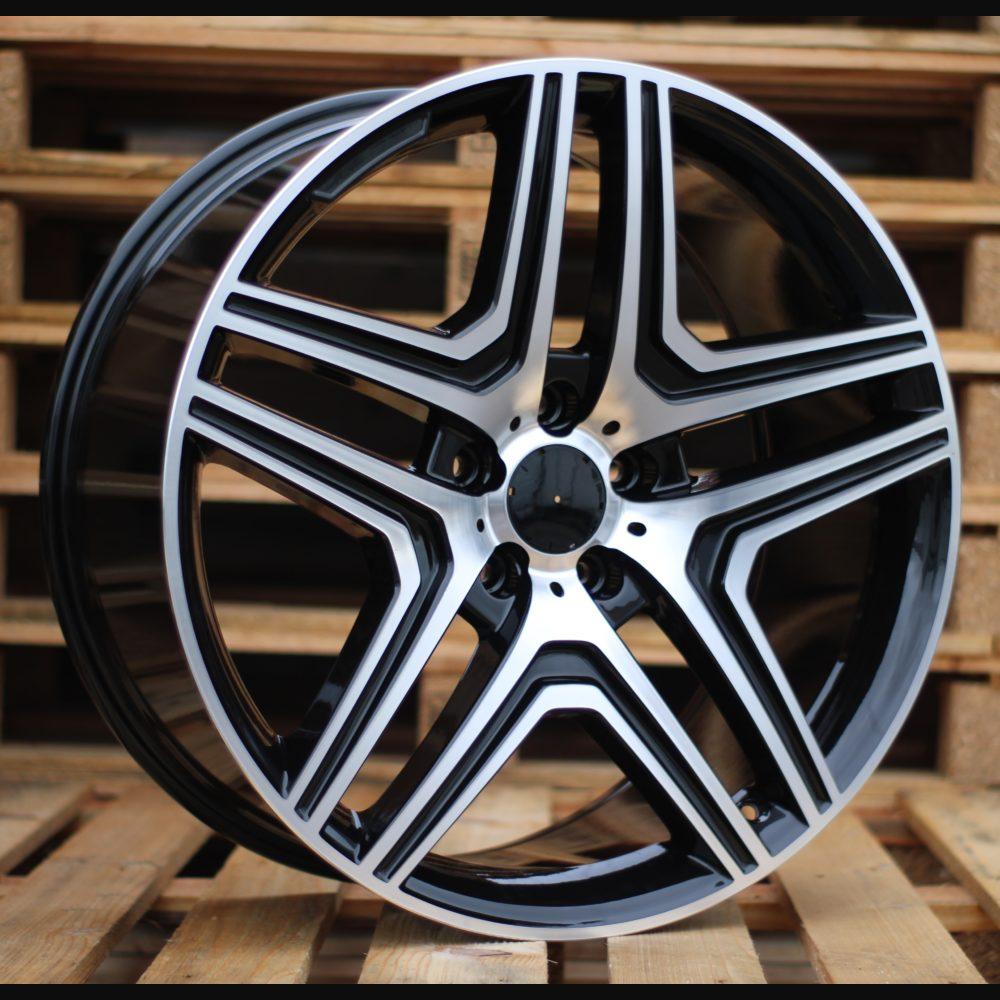 Wheel R20x9J  5X112  ET  48  66.6  BK206  Black Polished (MB)  For MER  (P2+K4+Z7)