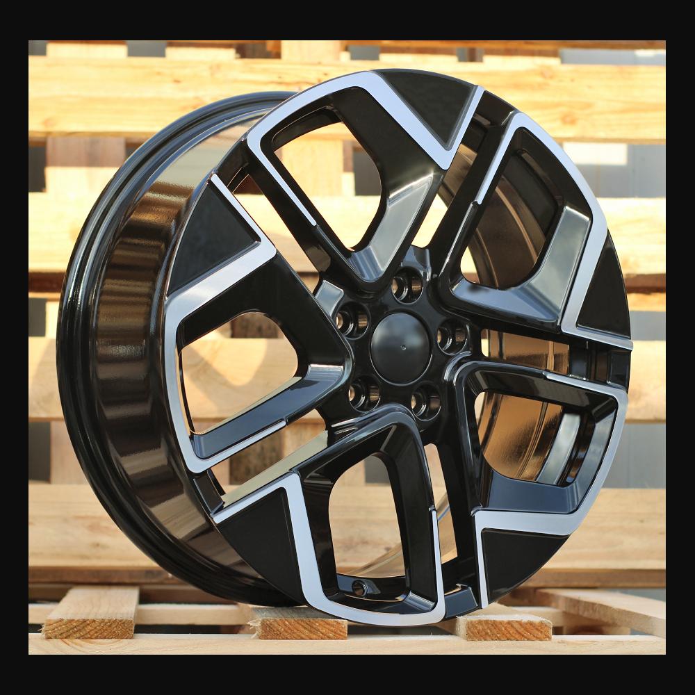 Wheel R18x7.5J  5X112  ET  51  57.1  Y1258  Black Polished (MB)  For VW  (K4)  (NEW Model)