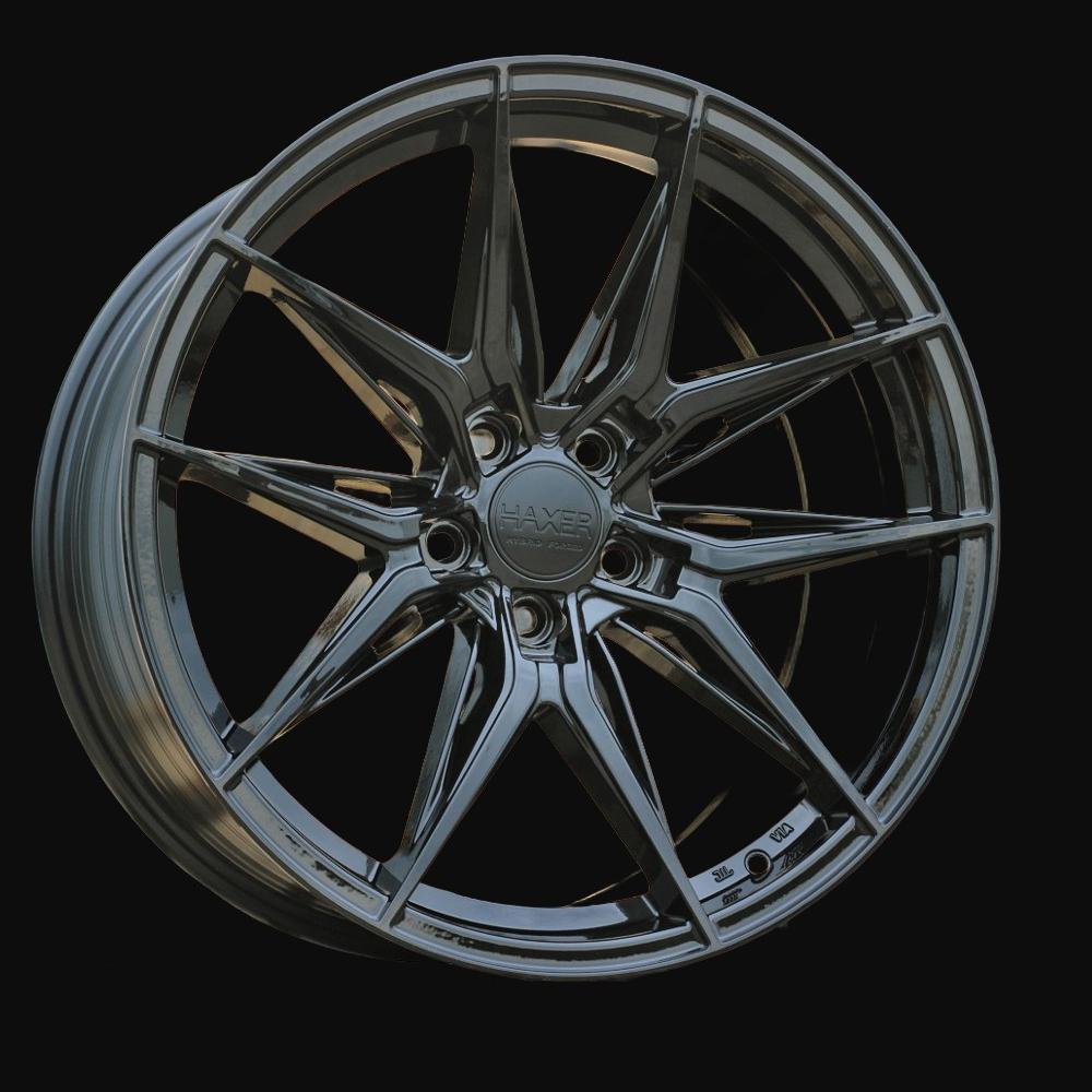 Cerchio R20x9J  5X108  ET  40  67.1  HX036  (IN3614F)  Black (BL)  For HAXER