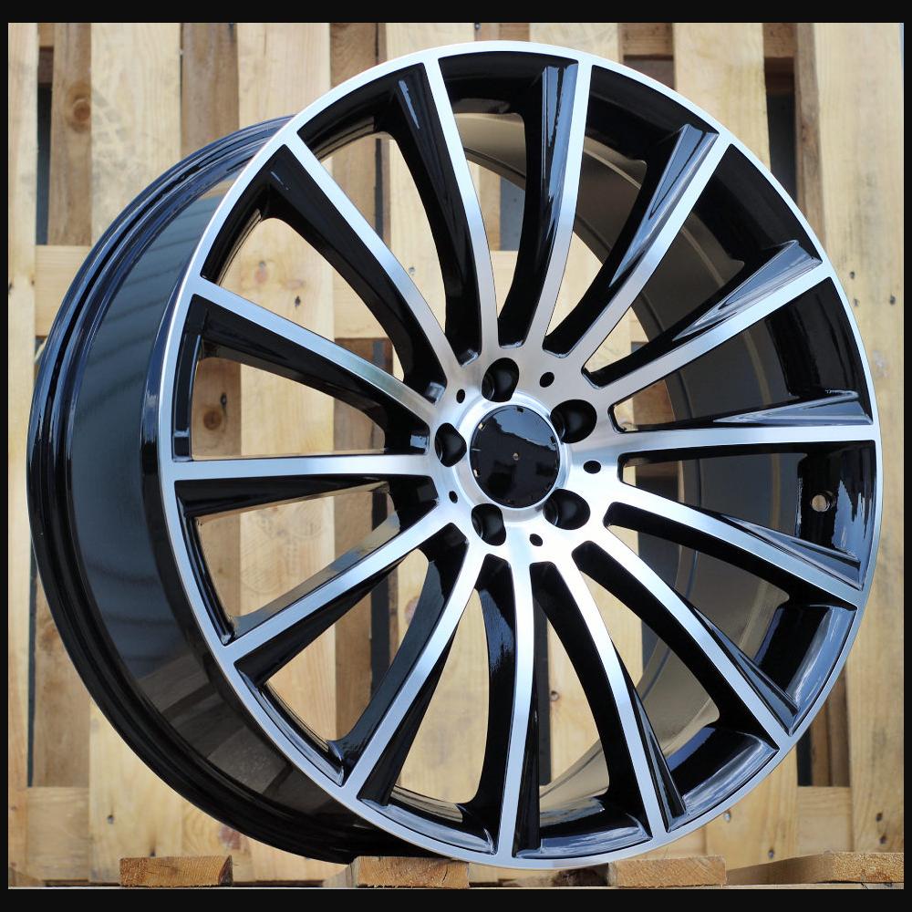 Wheel R19x8.5J  5X112  ET  48  66.6  B1048  (BK836)  Black Polished (MB)  For MER  (K2+K4)  (Rear+Front)