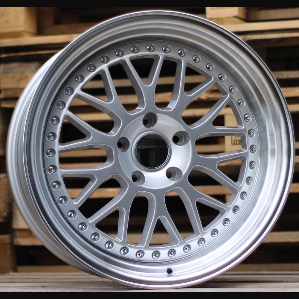 Wheel R19x9.5J  5X120  ET  22  74.1  XFE55  Silver+Polished Lip (SP)  For BMW  (K4)  (BBS Style REAR+FRONT)