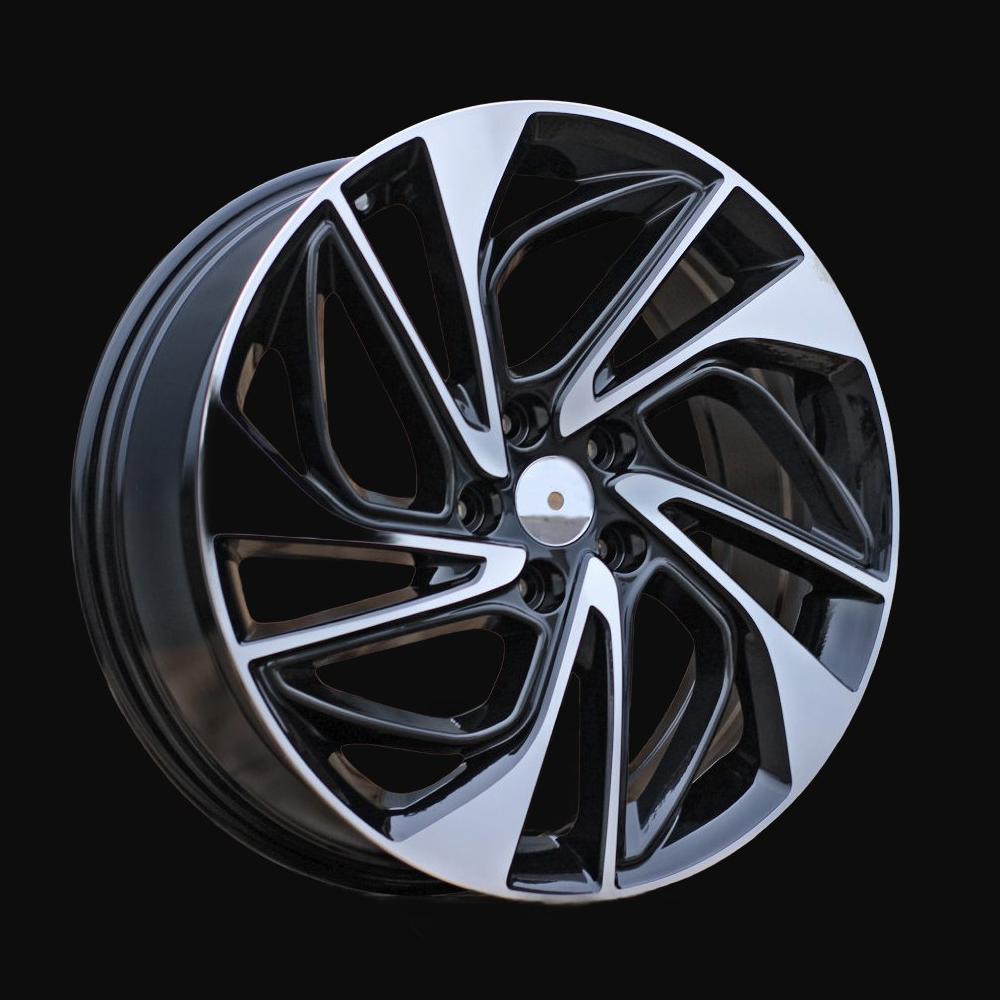 Llanta R17x7J  5X114.3  ET  51  67.1  B5518  (IN3647F)  Black Polished (MB)  For HYUND