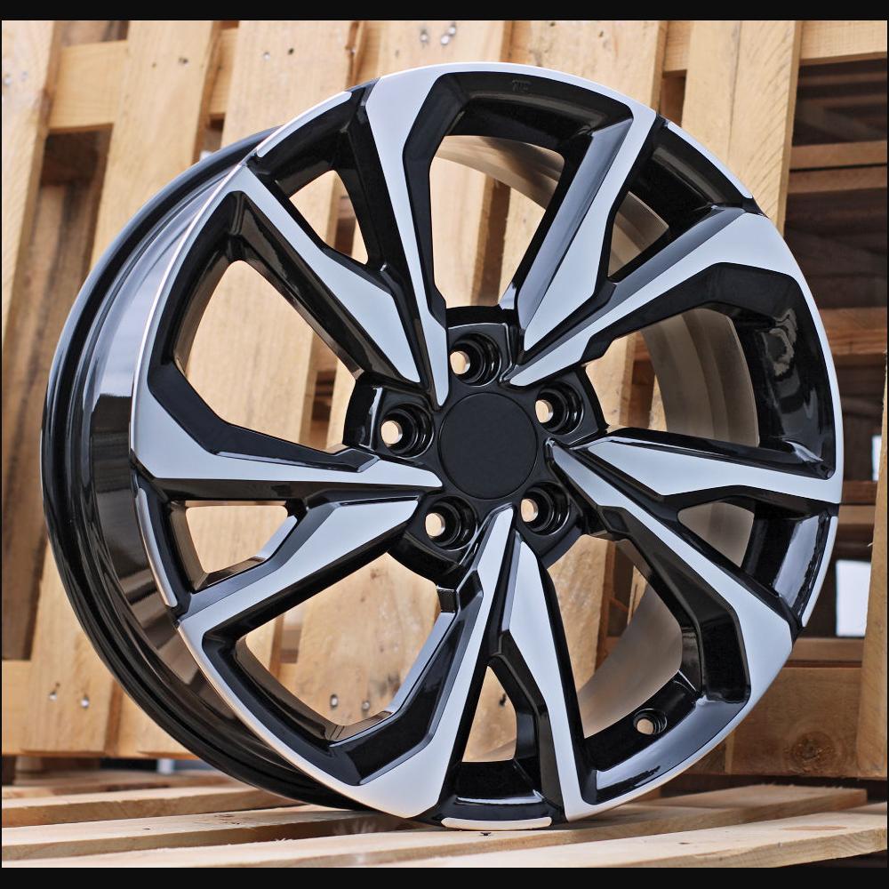 Wheel R17x7J  5X114.3  ET  45  64.1  A5563  Black Polished (MB)  For HOND  (P)