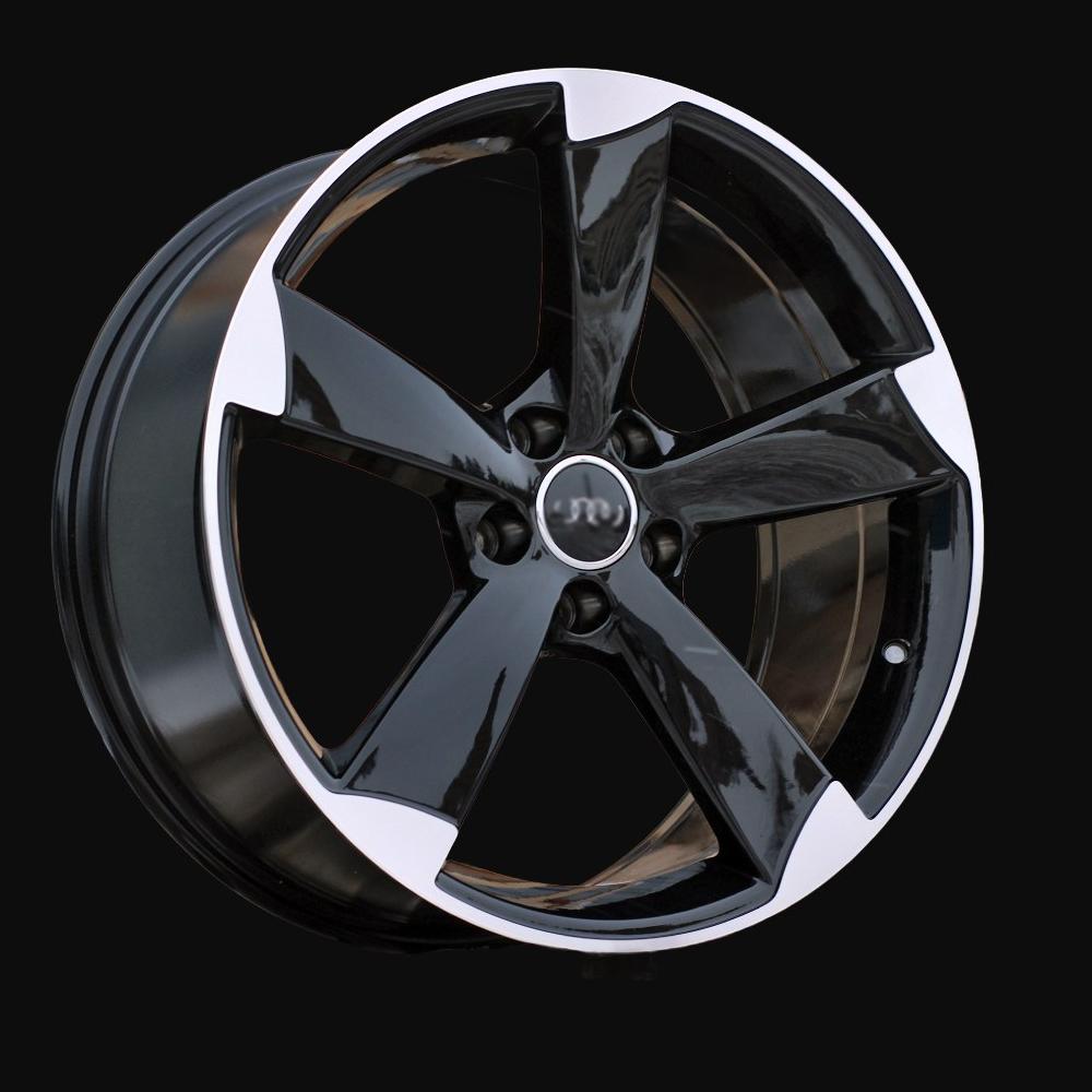 Cerchio R19x8.5J  5X112  ET  45  66.5  BK217  (FBX341)  Black Polished (MB)  For AUD