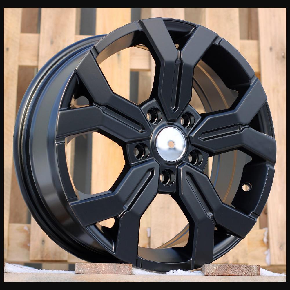 Wheel R16x6.5J  4X100  ET  40  60.1  B1110  Black Half Matt (BLHM)  For DACIA  (L4)  (NEW Model)