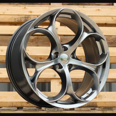 Wheel R19x8J  5X110  ET  33  65.1  L1664  (1664198004S)  Hyper Black (HB)  For ALFA  (Z6+P1)  (REAR+FRONT)
