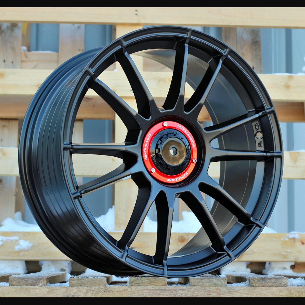 Wheel R19x8.5J  5X112  ET  35  66.5  YF0256  Black Half Matt (BLHM)  For RACIN  (Z6)  (HYBRID FORGED OZ Style)