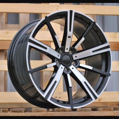 Wheel R19x8.5J  5X112  ET  40  66.6  YF1156  Black Polished (MB)  For BMW  (Z6)  (HYBRID FORGED Front + Rear)