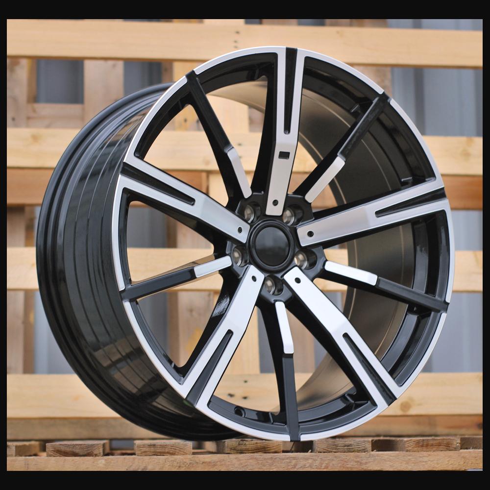 Wheel R20x8.5J  5X112  ET  28  66.6  YF1156  Black Polished (MB)  For BMW  (Z6)  (HYBRID FORGED Rear+Front)