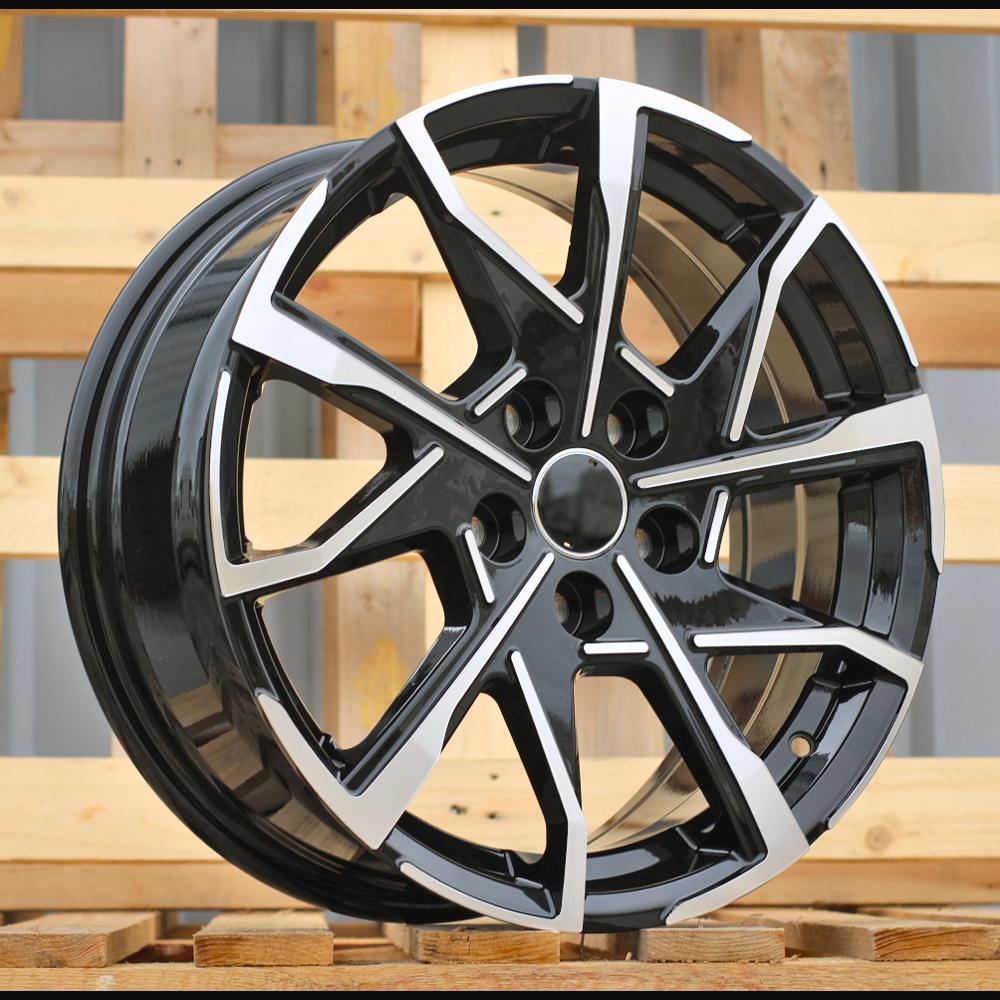 Wheel R19x6.5J  5X114.3  ET  40  60.1  YF1159  Black Polished (MB)  For TOYOT  (Z6)  (Prius V (XW60) HYBRID FORGED)