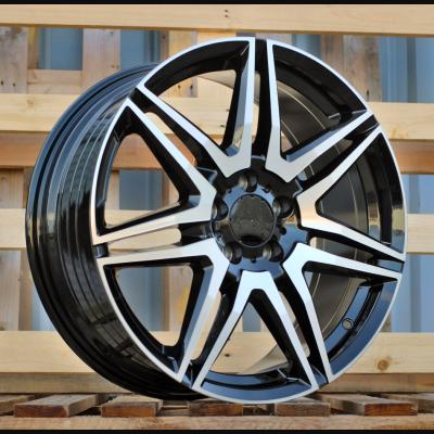 Wheel R19x8J  5X112  ET  52  66.6  YF7075  Black Polished (MB)  For MER  (K7)  (HYBRID FORGED V-Class/Vito 1075kg)