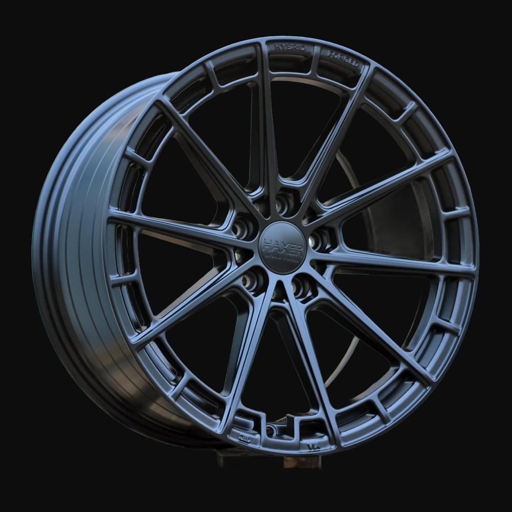 Ratlankis R19x9J  5X127  ET  35  71.5  HX019F  (F9793)  Black Half Matt (BLHM)  For HAXER  (M)  (HYBRID FORGED New Design)
