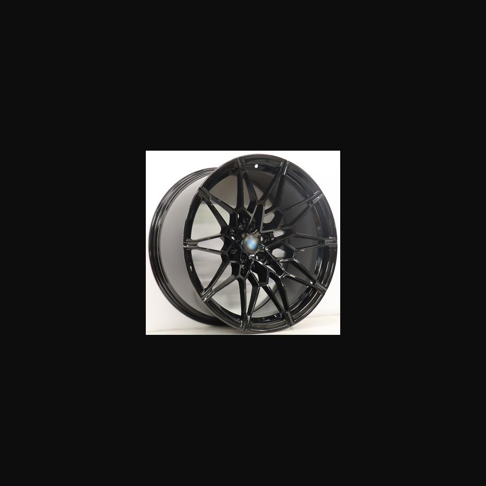 Wheel R21x10.5J  5X112  ET  20  66.6  IN3650F  Black+Tinted Face (BLTF)  For BMW  (M)  (HYBRID FORGED Front R20+Rear R21 (BMW M-Competition (M3 G80/G81 LCI/M4 G82/G83 LCI))