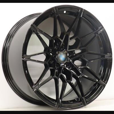 Wheel R21x10.5J  5X112  ET  20  66.6  IN3650F  Black+Tinted Face (BLTF)  For BMW  (M)  (HYBRID FORGED Front R20+Rear R21 (BMW M-Competition (M3 G80/G81 LCI/M4 G82/G83 LCI))