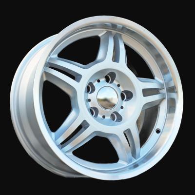 Cerchio R17x8J  5X120  ET  35  72.6  BK657  Silver+Polished Lip (SP)  For BMW