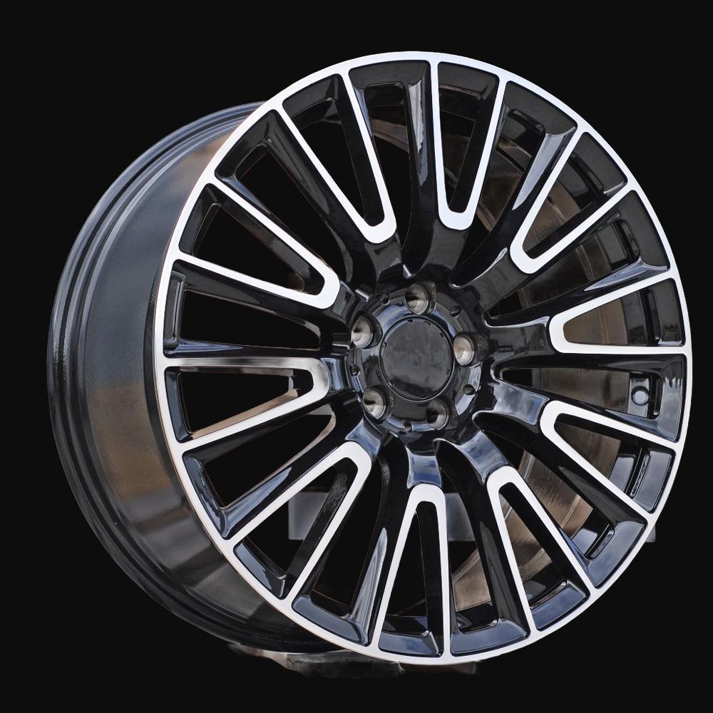 Llanta R20x8.5J  5X112  ET  36  66.6  H3420F  Black Polished (MB)  For MER