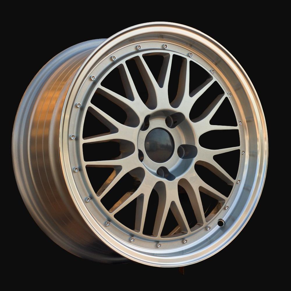 Ratlankis R15x6.5J  5X112  ET  35  66.6  A1025  (3S215)  Silver+Polished Lip (SP)  For RACIN