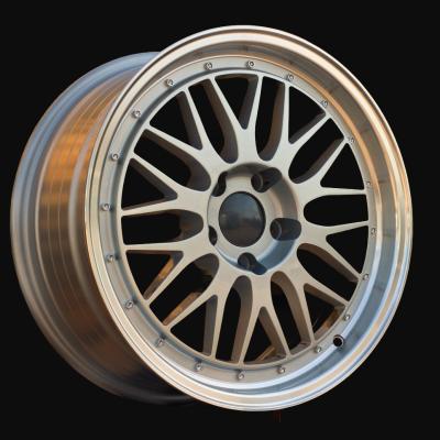 Felge R15x6.5J  5X112  ET  35  66.6  A1025  (3S215)  Silver+Polished Lip (SP)  For RACIN