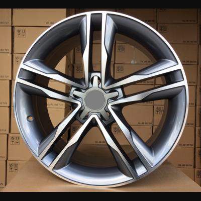 Wheel R18x8J  5X112  ET  39  66.5  BK114  Grey Polished+Powder Coating (MGPC)  For AUD  (P)