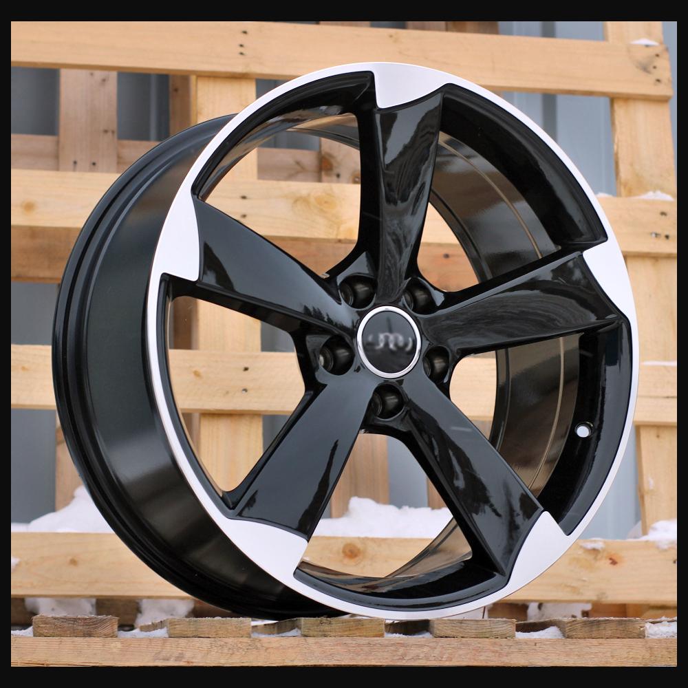 Wheel R17x7.5J  5X112  ET  45  66.5  BK217  Black Polished (MB)  For AUD  (K2+P)