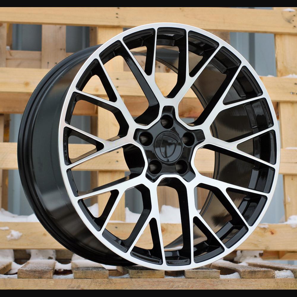 Wheel R20x10J  5X112  ET  19  66.5  BK998  Black Polished (MB)  For PORCH  (Z7)  (Rear+Front)