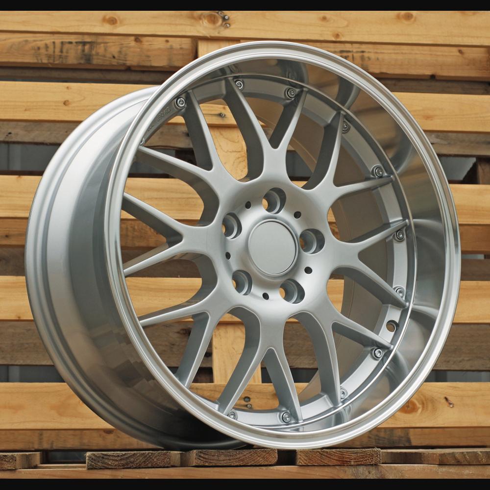 Wheel R17x7.5J  5X120  ET  35  72.6  BY773  Silver+Polished Lip (SP)  For BMW  (Z3+Z1+Z2)  (Style BBS)