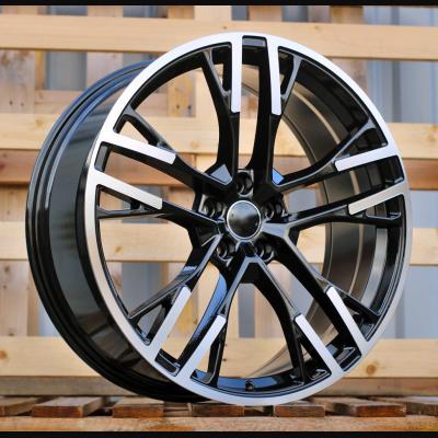 Wheel R20x8.5J  5X112  ET  34  66.5  F726  (FA726)  Black Polished (MB)  For AUD  (Z6)  (HYBRID FORGED)