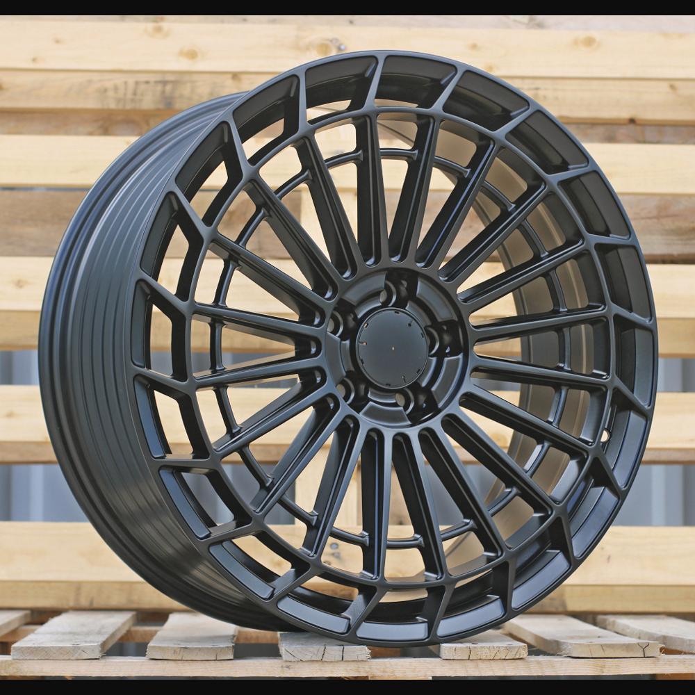 Wheel R21x9J  5X112  ET  30  66.6  FBX162  Black Half Matt (BLHM)  For MER  (K8)  (HYBRID FORGED Rear+Front)