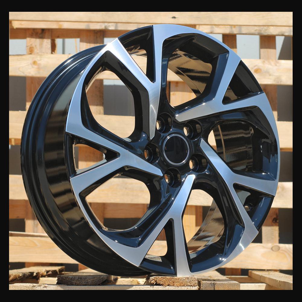 Wheel R17x7J  5X114.3  ET  45  60.1  FE132  Black Polished (MB)  For TOYOT  (P1)