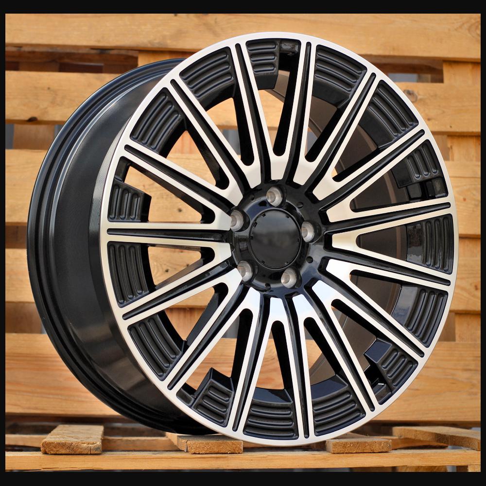 Wheel R20x8.5J  5X112  ET  35.5  66.6  FLB005  Black Polished (MB)  For MER  (Z3)  (HYBRID FORGED (E-Class Br214)Front+Rear)