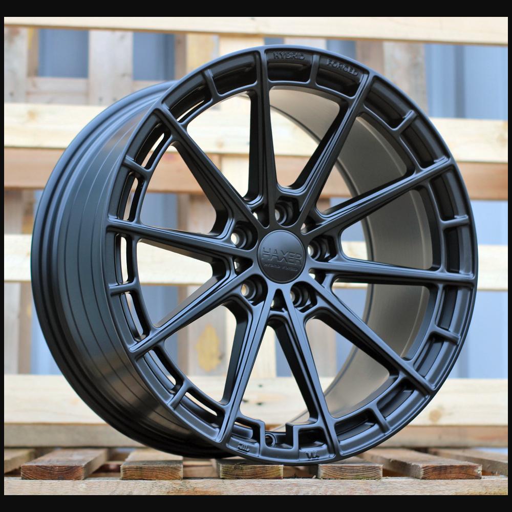 Wheel R19x9.5J  5X120  ET  40  72.6  HX019F  (F9793)  Black Half Matt (BLHM)  For HAXER  (P2)  (HYBRID FORGED New Design)
