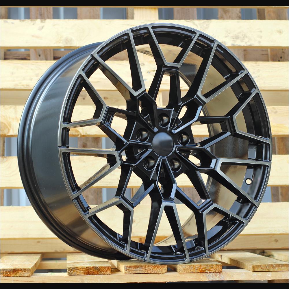 Wheel R19x9.5J  5X120  ET  38  72.6  I0384  (YF0384)  Black+Tinted Face (BLTF)  For BMW  (Z5)  (HYBRID FORGED Rear+Front)