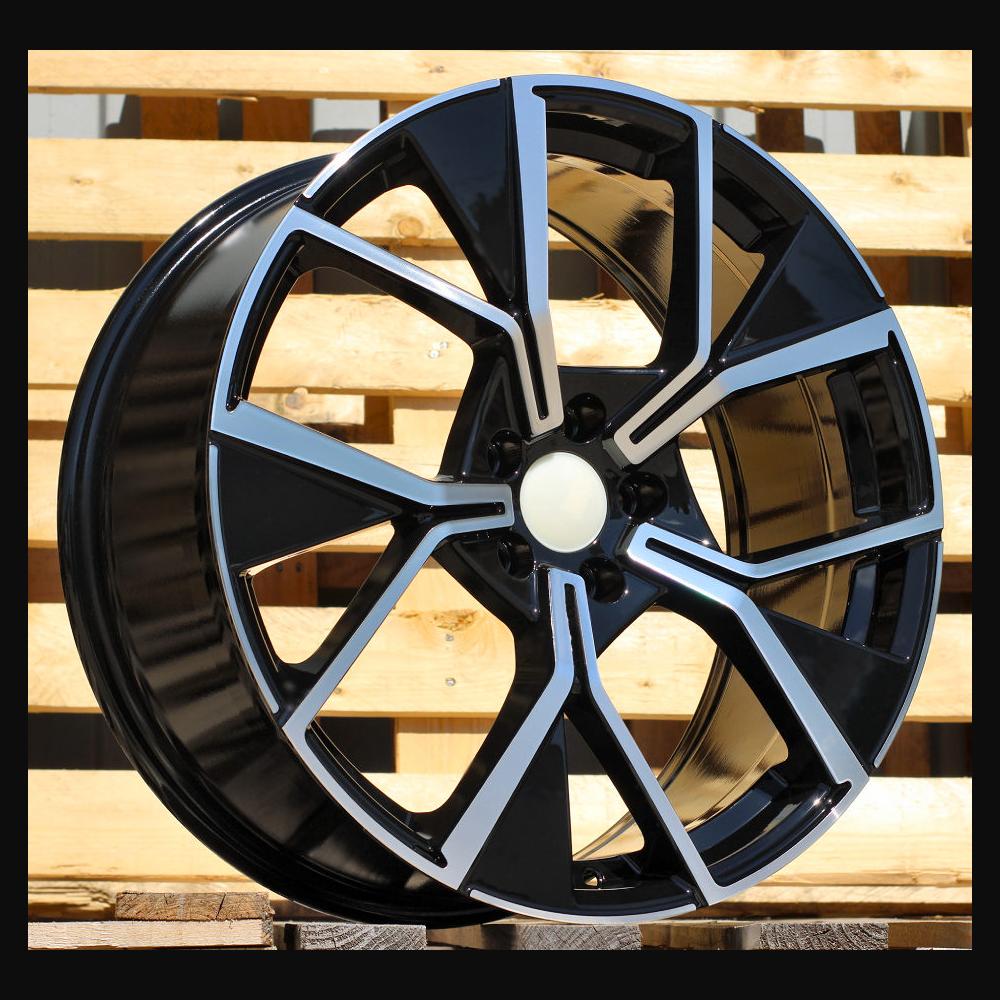 Wheel R19x8.5J  5X112  ET  38  57.1  Y1196  Black Polished (MB)  For VW  (P+K4+Z4)  (New Tiguan)