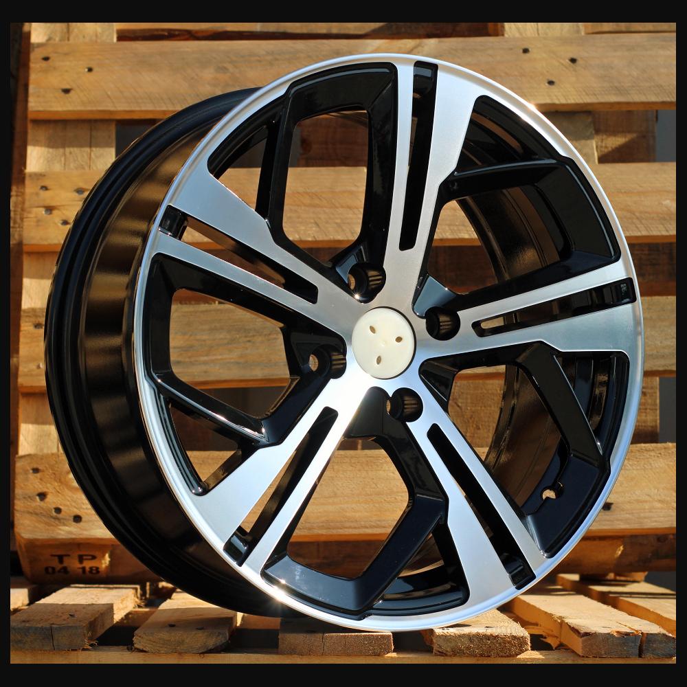 Wheel R17x7J  4X108  ET  25  65.1  Y1206  Black Polished (MB)  For PEUG  (K2)