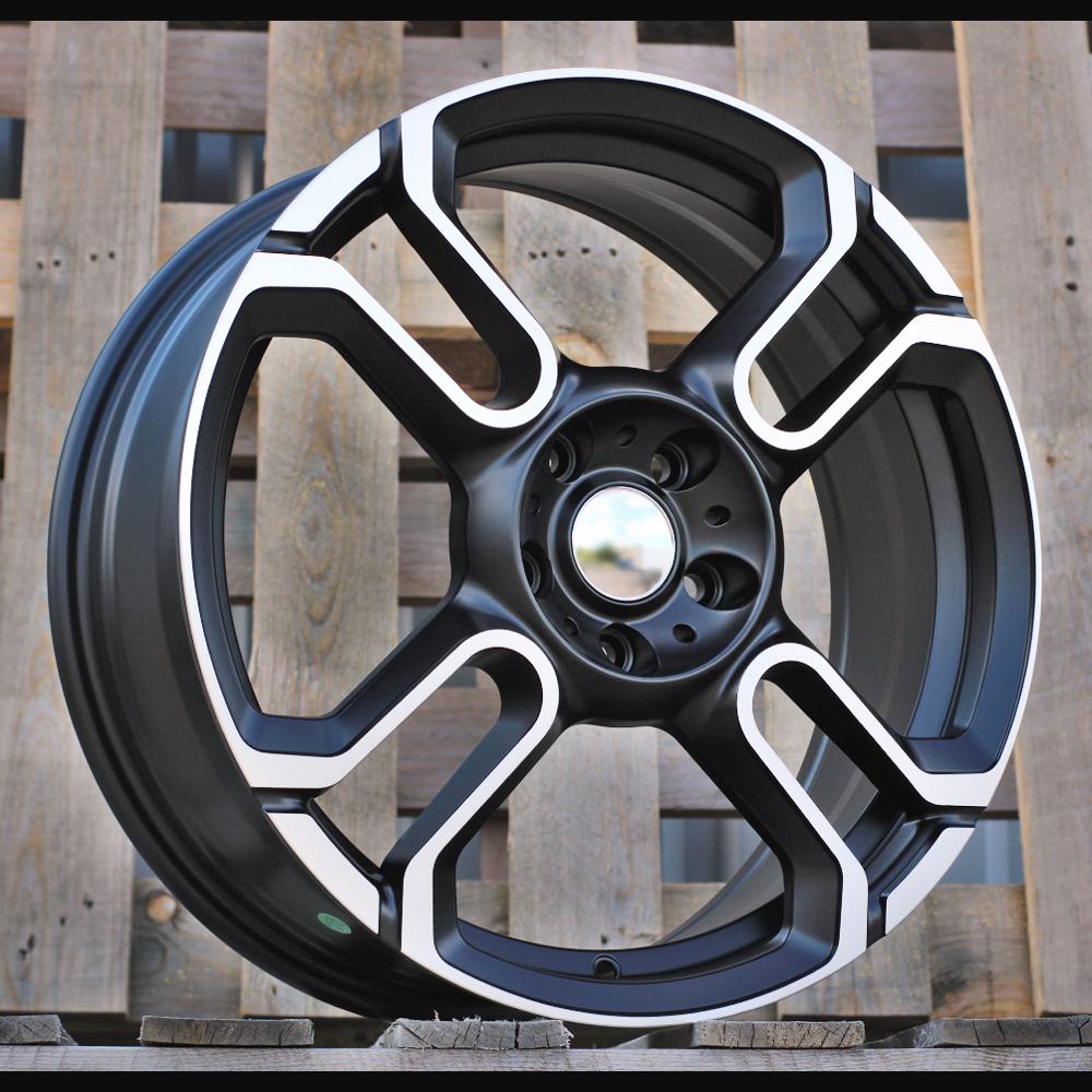 Wheel R18x7J  5X112  ET  54  66.6  F8002  Black Polished Half Matt (MBHM)  For MINI