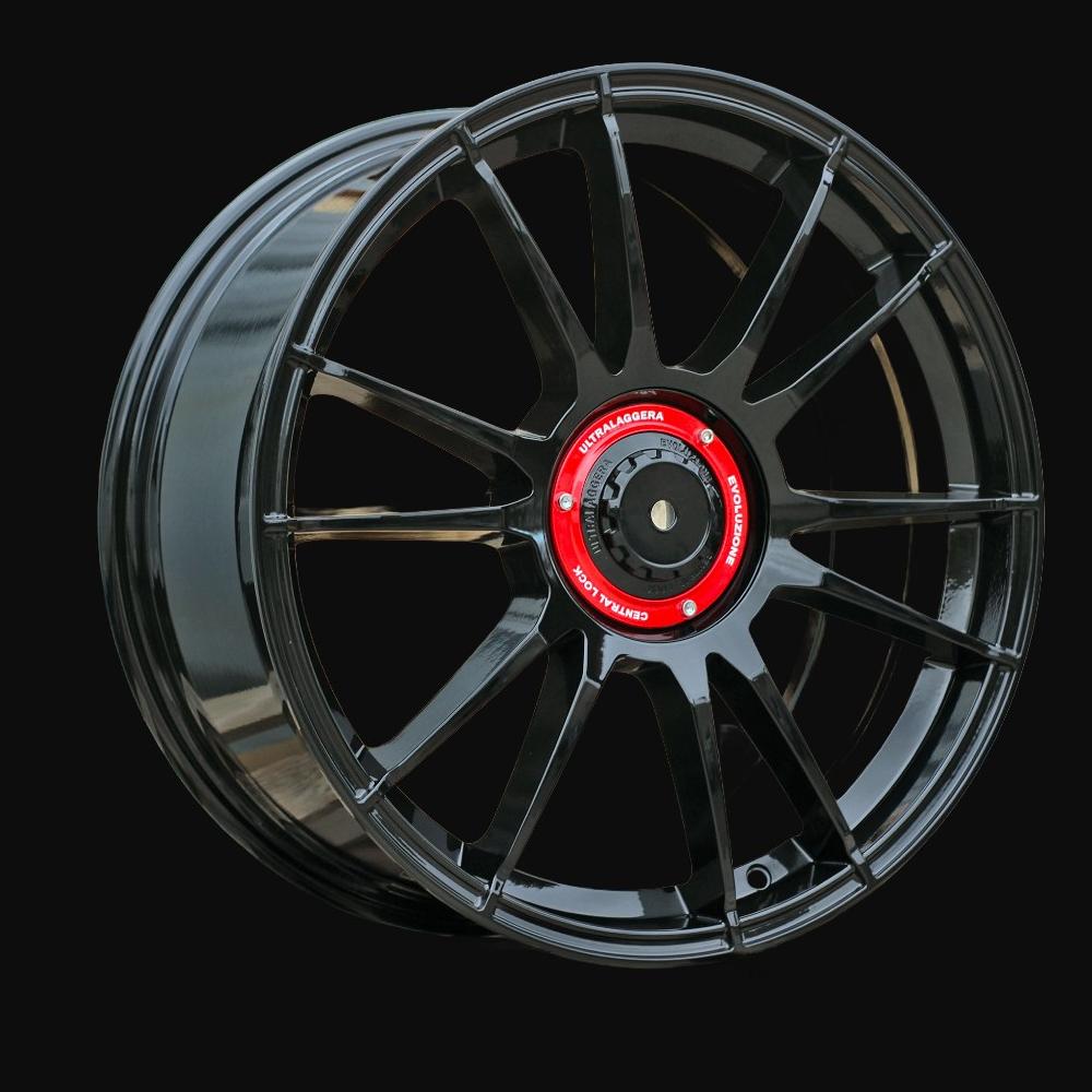 Felge R19x8.5J  5X112  ET  40  66.5  F9713  Black (BL)  For RACIN