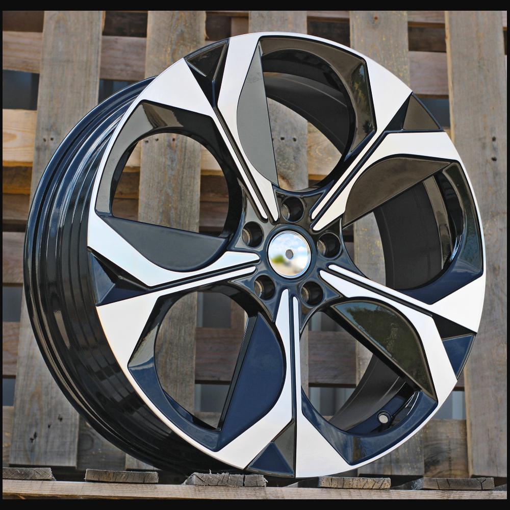 Wheel R20x8J  5X112  ET  41  57.1  IN3653F  Black Polished (MB)  For SKODA