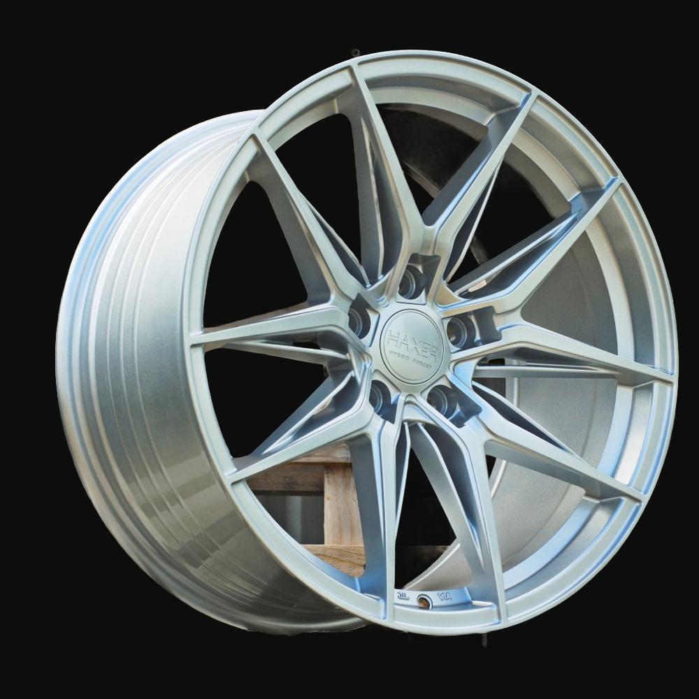Ratlankis R19x9.5J  5X112  ET  40  66.5  HX036  (IN3614F)  Silver Shining (SS)  For HAXER