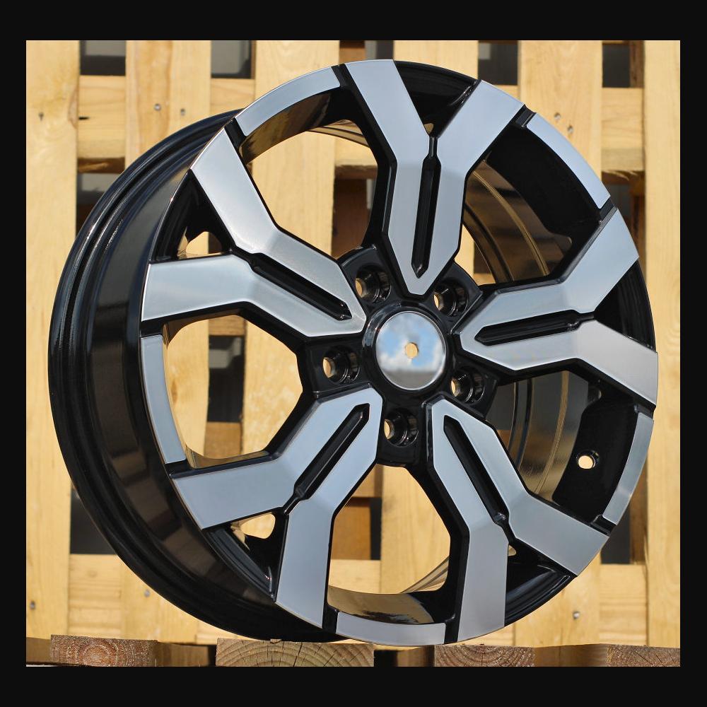 Wheel R16x6.5J  5X114.3  ET  50  66.1  B1110  Black Polished (MB)  For DACIA  (R+L5)  (New MODEL)