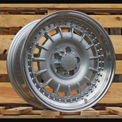 Wheel R17x8J  5X112  ET  30  66.6  B1855  (FBX482)  Silver+Polished Lip (SP)  For MER  (P1)  (HYBRID FORGED Rear+Front)