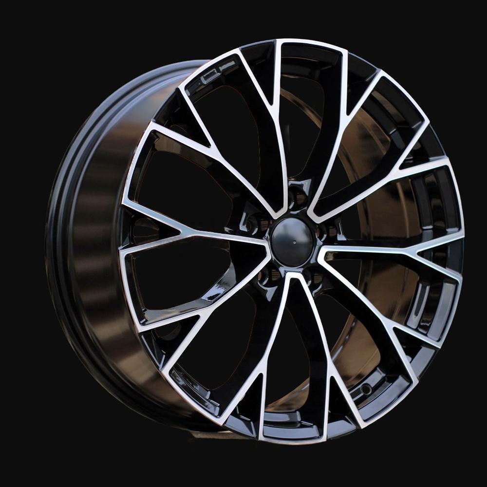 Llanta R19x8J  5X112  ET  50  57.1  3S1279  (YF5686)  Black Polished (MB)  For VW