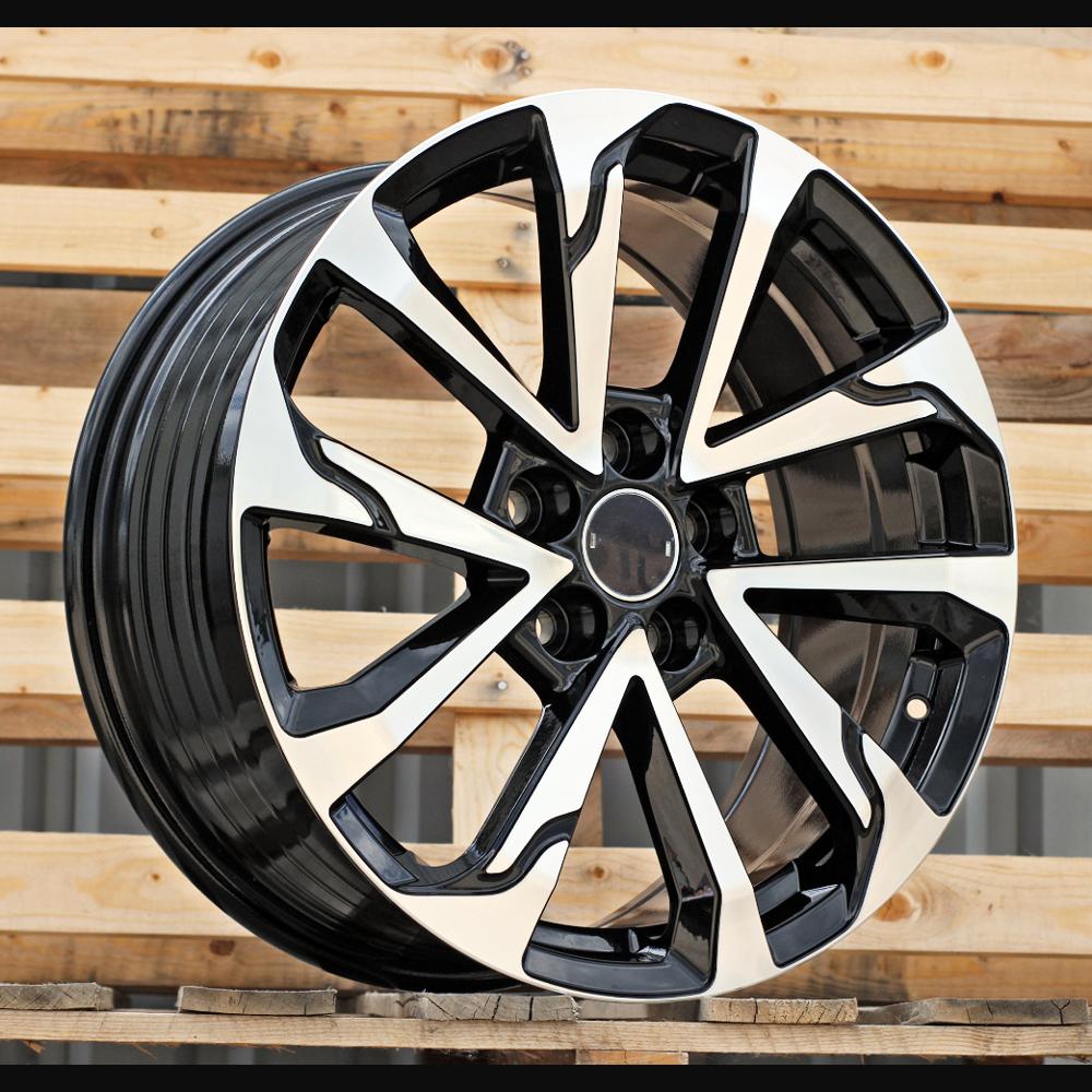 Wheel R17x7.5J  5X114.3  ET  40  60.1  FBX416  Black Polished (MB)  For TOYOT  (P2)  (HYBRID FORGED Corolla Cross)
