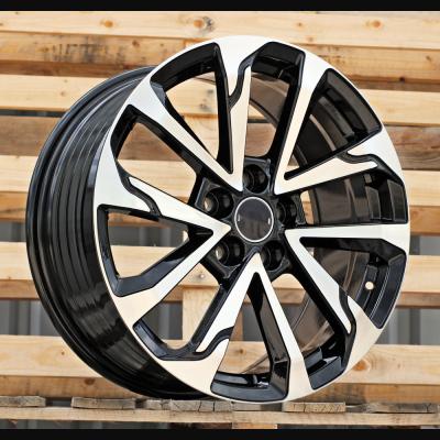Wheel R17x7.5J  5X114.3  ET  40  60.1  FBX416  Black Polished (MB)  For TOYOT  (P2)  (HYBRID FORGED Corolla Cross)
