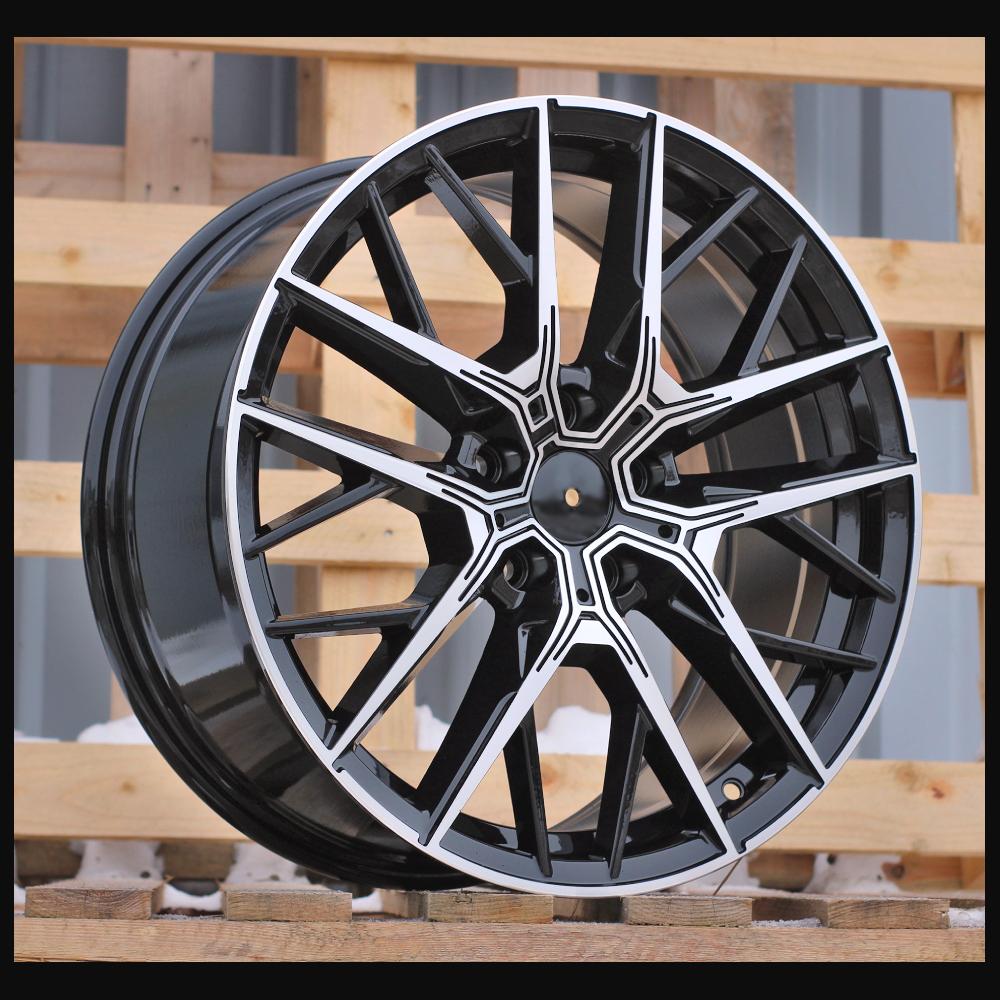 Wheel R19x8J  5X112  ET  50  66.6  H5080  (YF0477)  Black Polished (MB)  For BMW  (M)  (HYBRID FORGED BMW 1(F40)/ 2(F44))